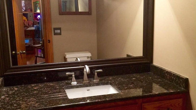 Customer Photos: Half Bath Updated with Humbolt Mirror Frame