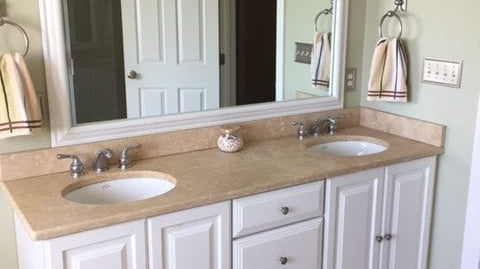 Customer Photo: Dream Bathroom with the Humbolt Reverse Frame in White