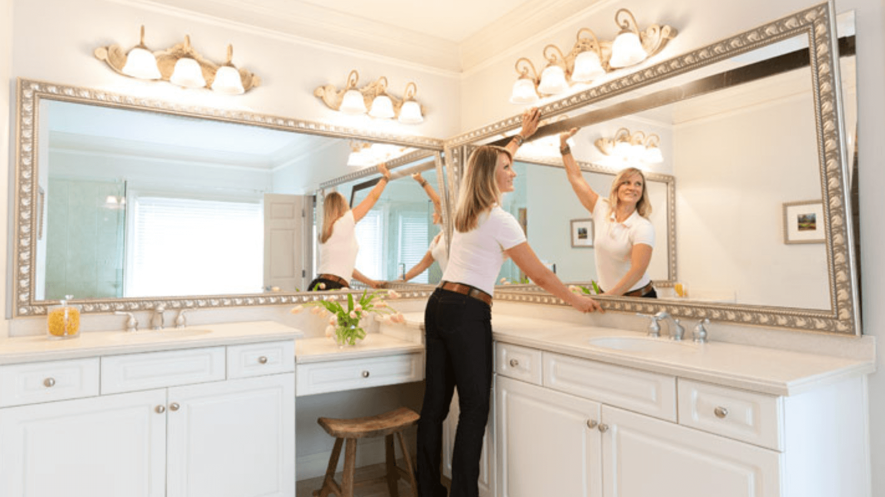 installing add a frame mirror