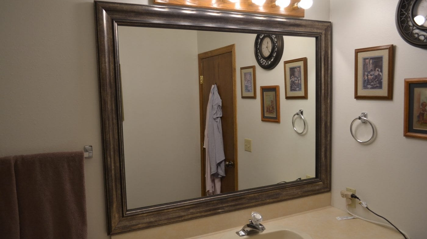 Customer Photos: South Dakota Bathroom Update with Camden (Nickel) Frame