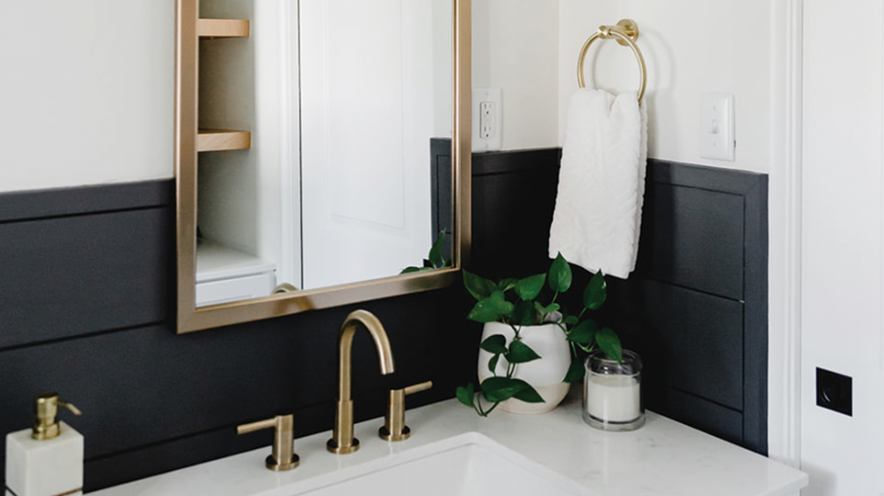 On the Rise: Champagne Bronze for Your Bathroom