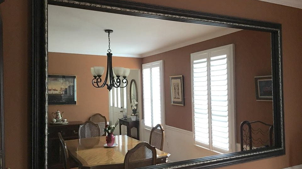 Framing a Dining Room Mirror