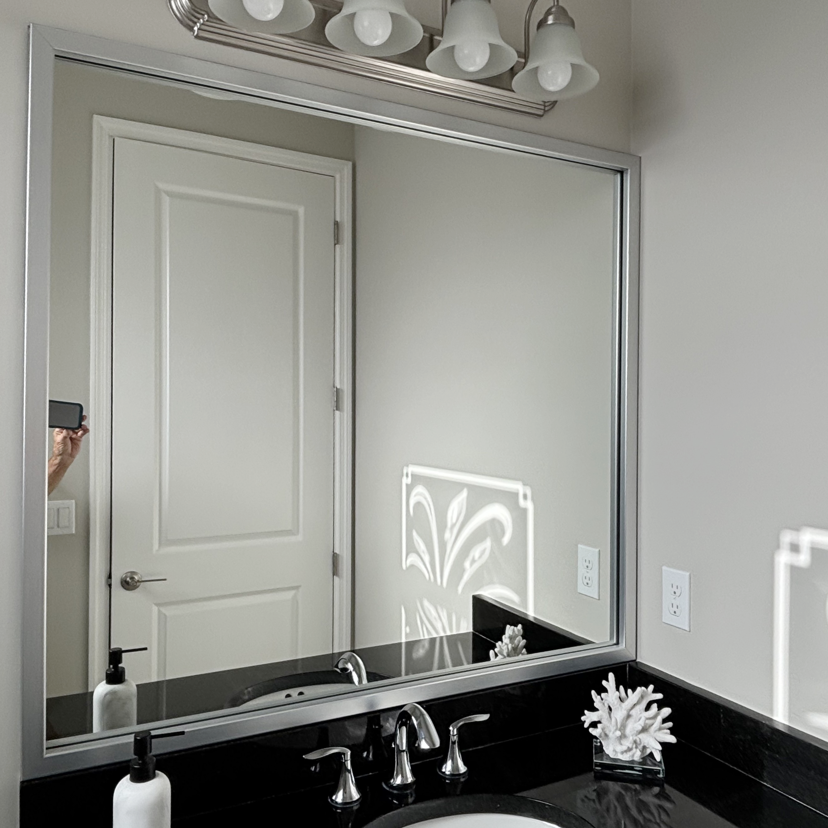 Dawson Brushed Chrome Add A Frame