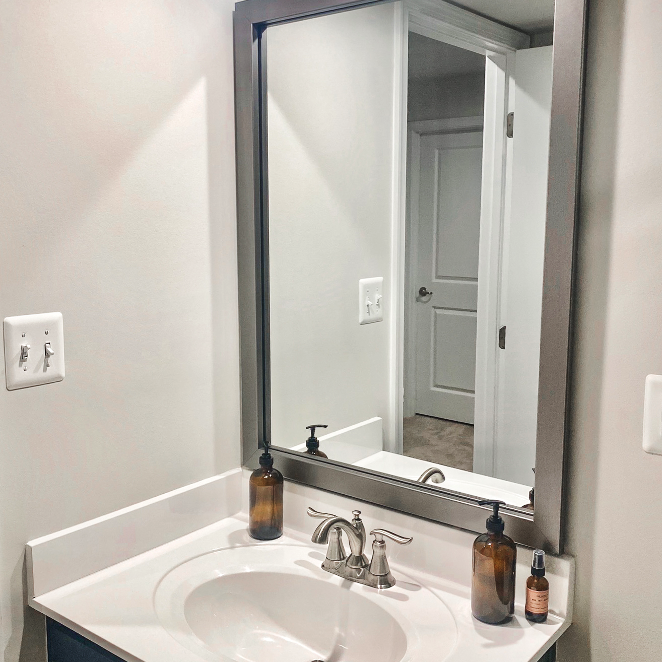 Weston Satin Nickel Add A Frame