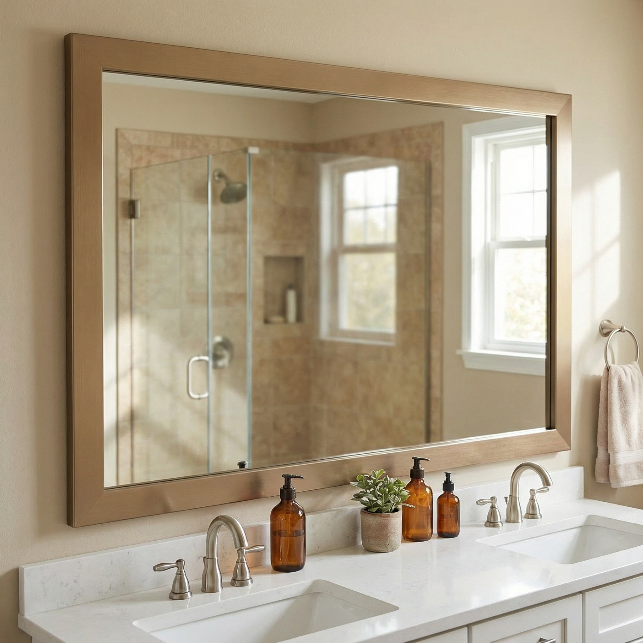 Upton Champagne Bronze Add A Frame
