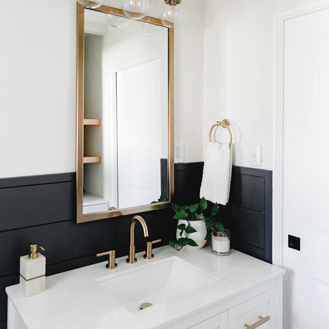 Ellis Champagne Bronze Framed Mirror