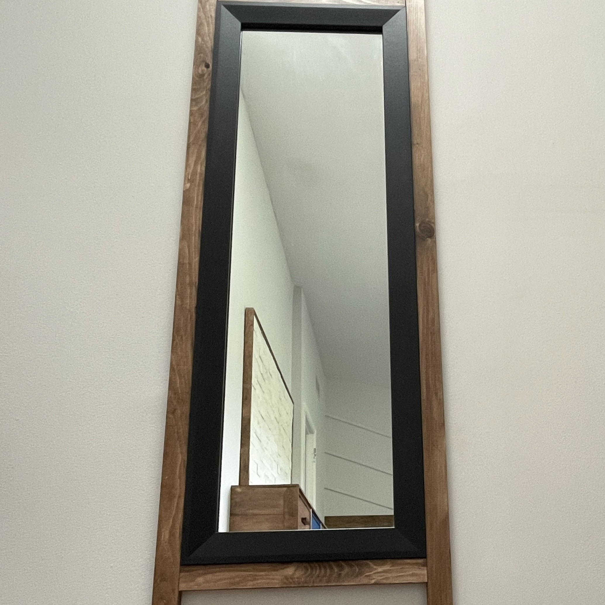 LaRue Black Framed Mirror