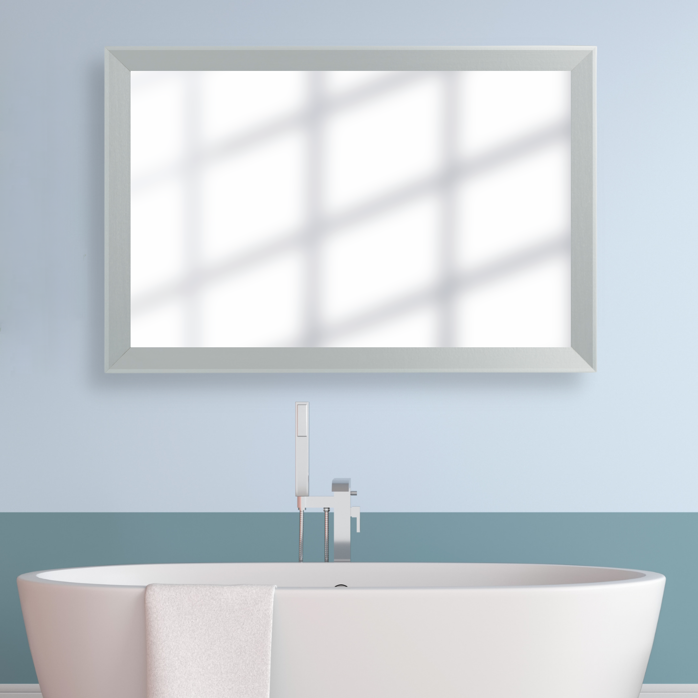 LaRue Chrome Framed Mirror