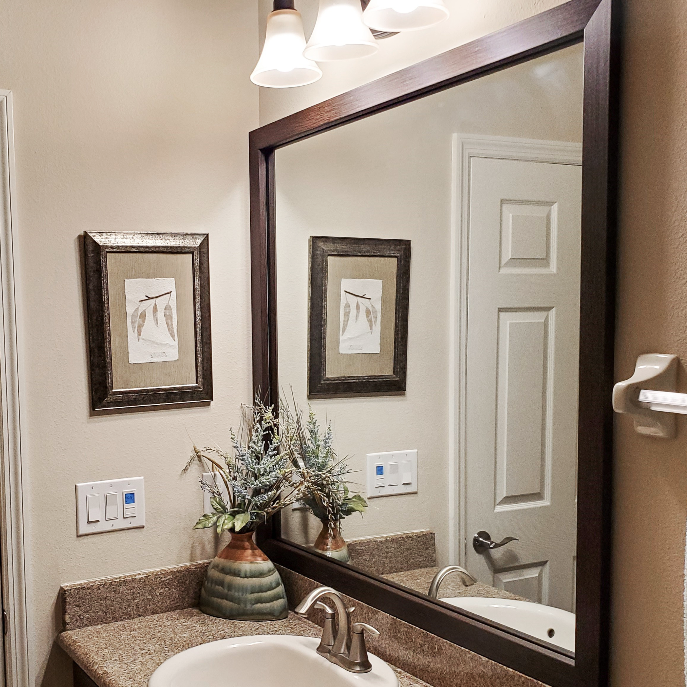 Weston Espresso Textured Add A Frame