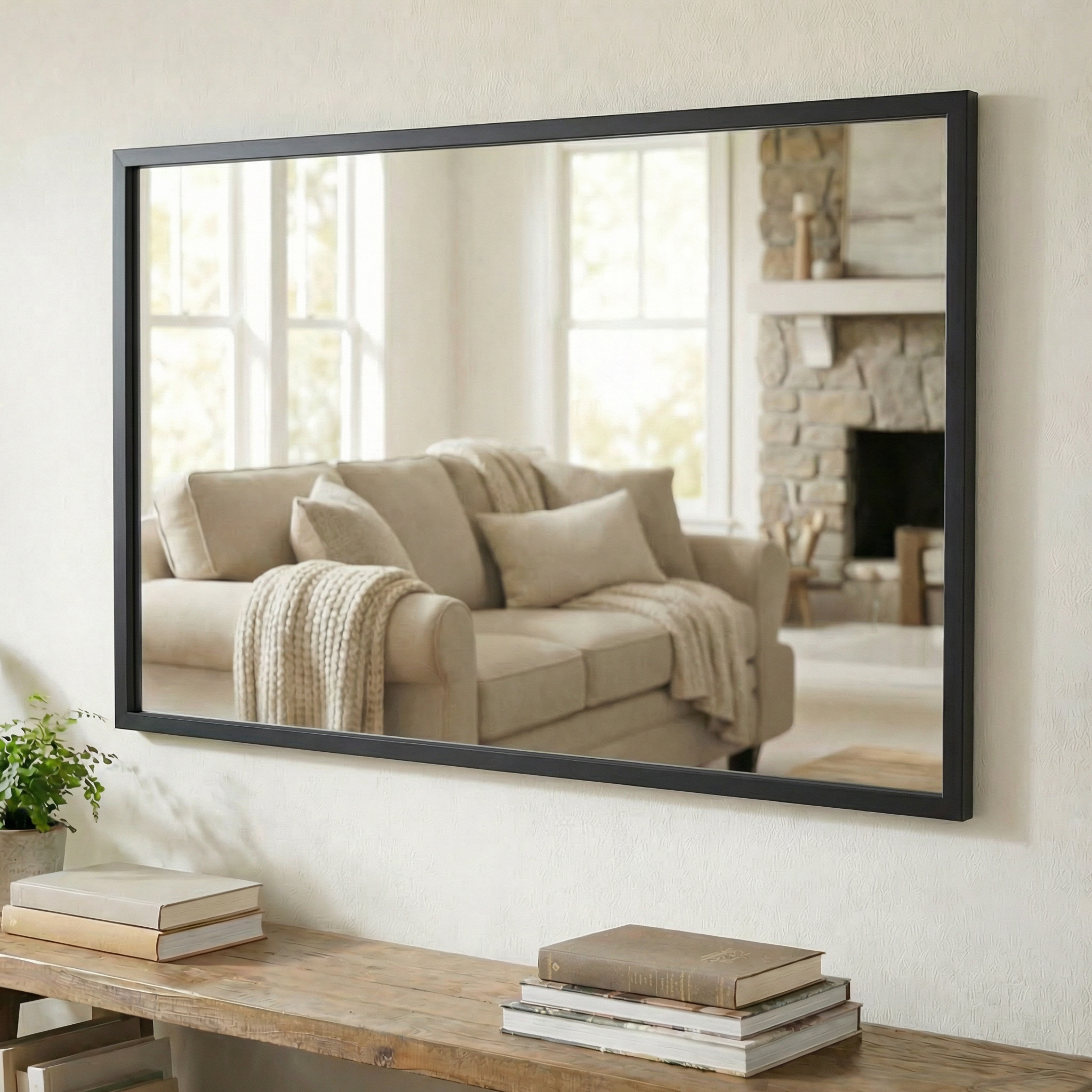 Ellis Black Framed Mirror
