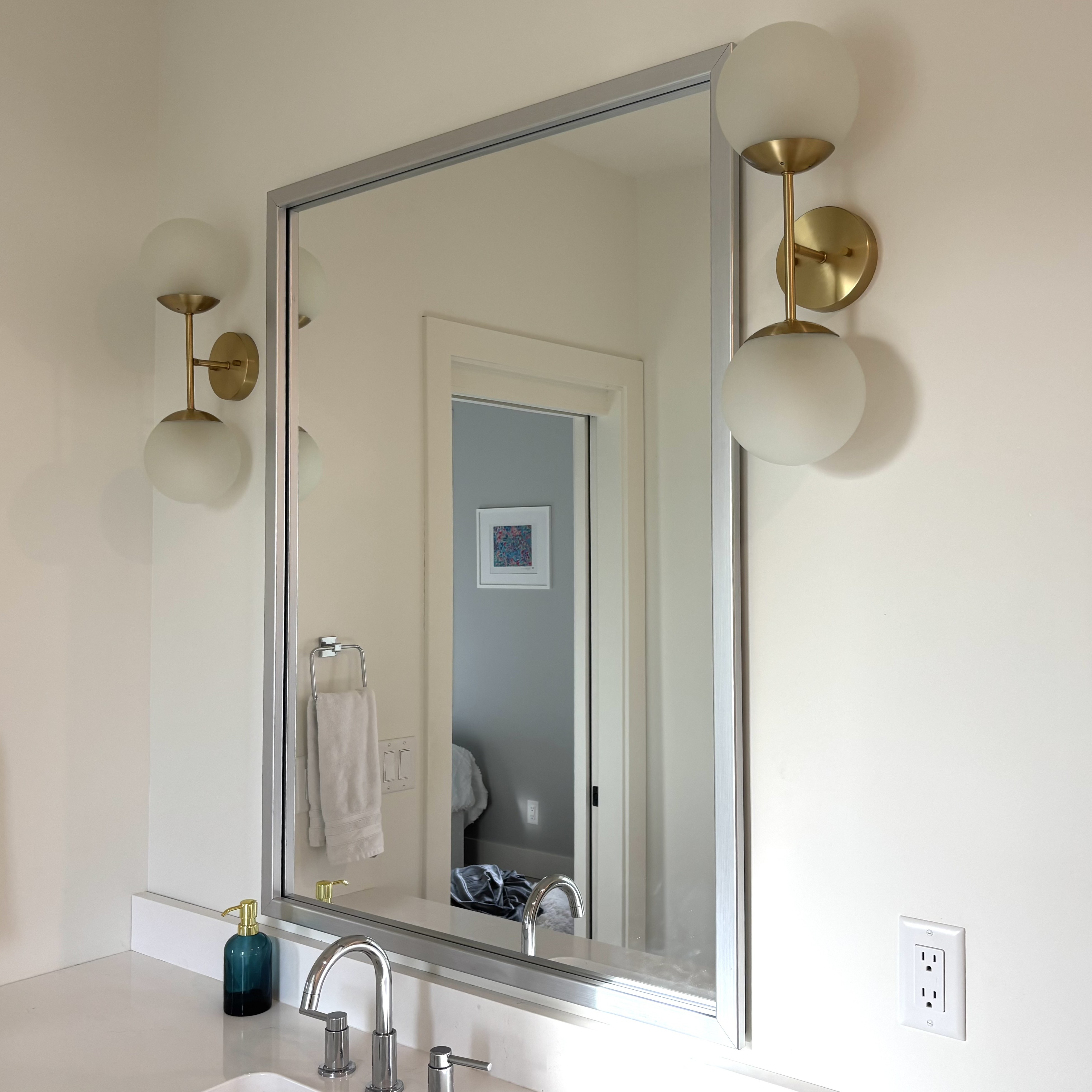 Dawson Brushed Chrome Add A Frame