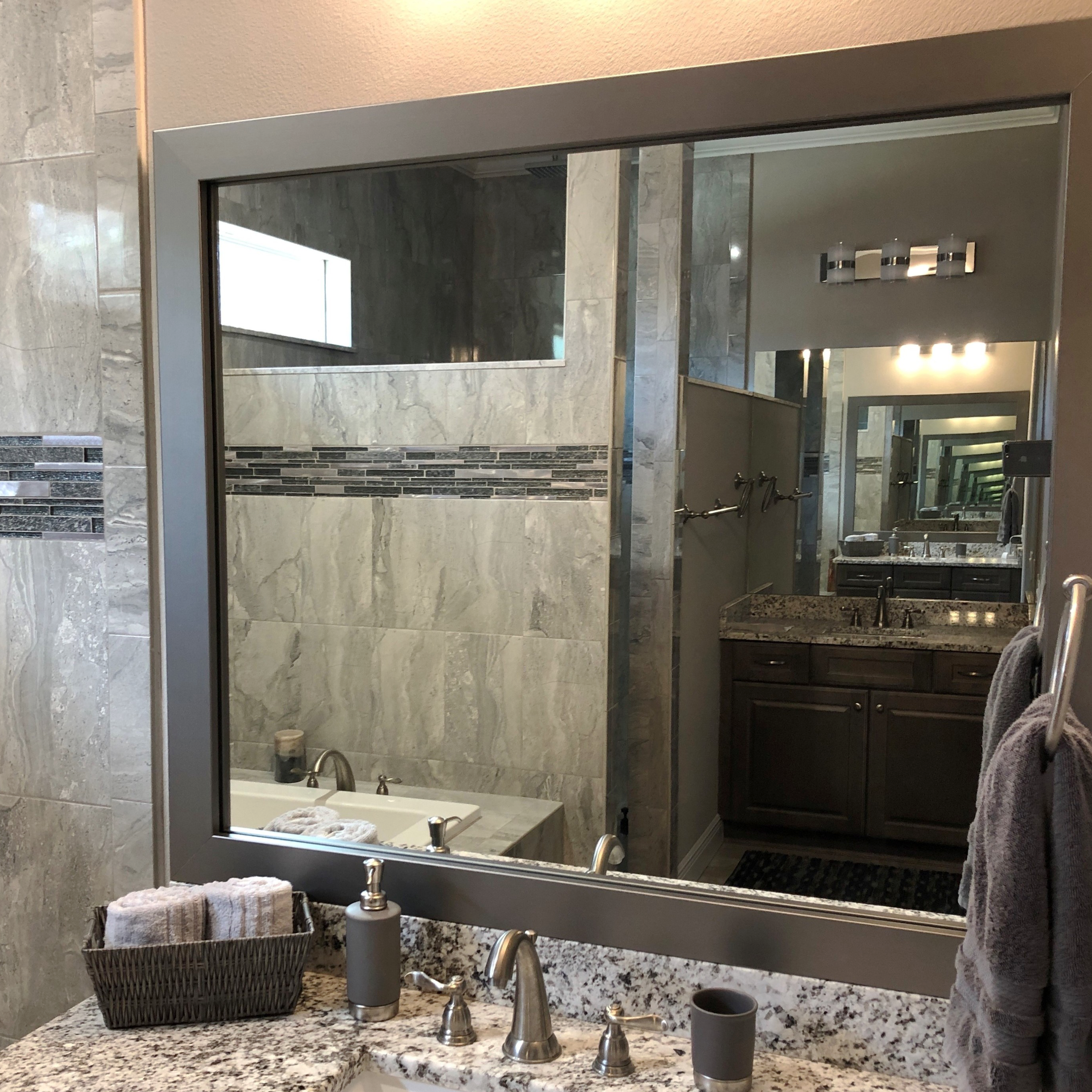 Upton Satin Nickel Add A Frame