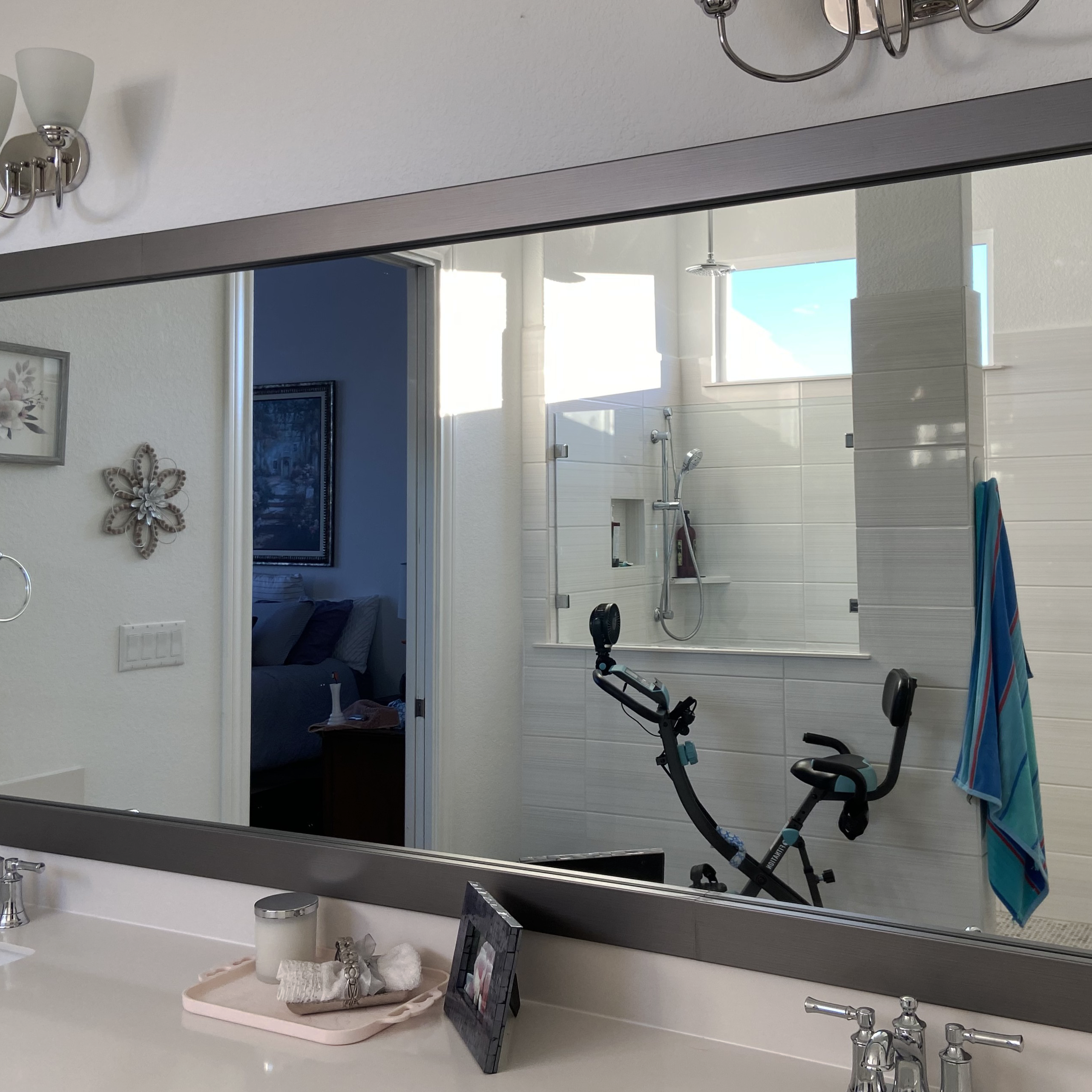 Upton Satin Nickel Add A Frame