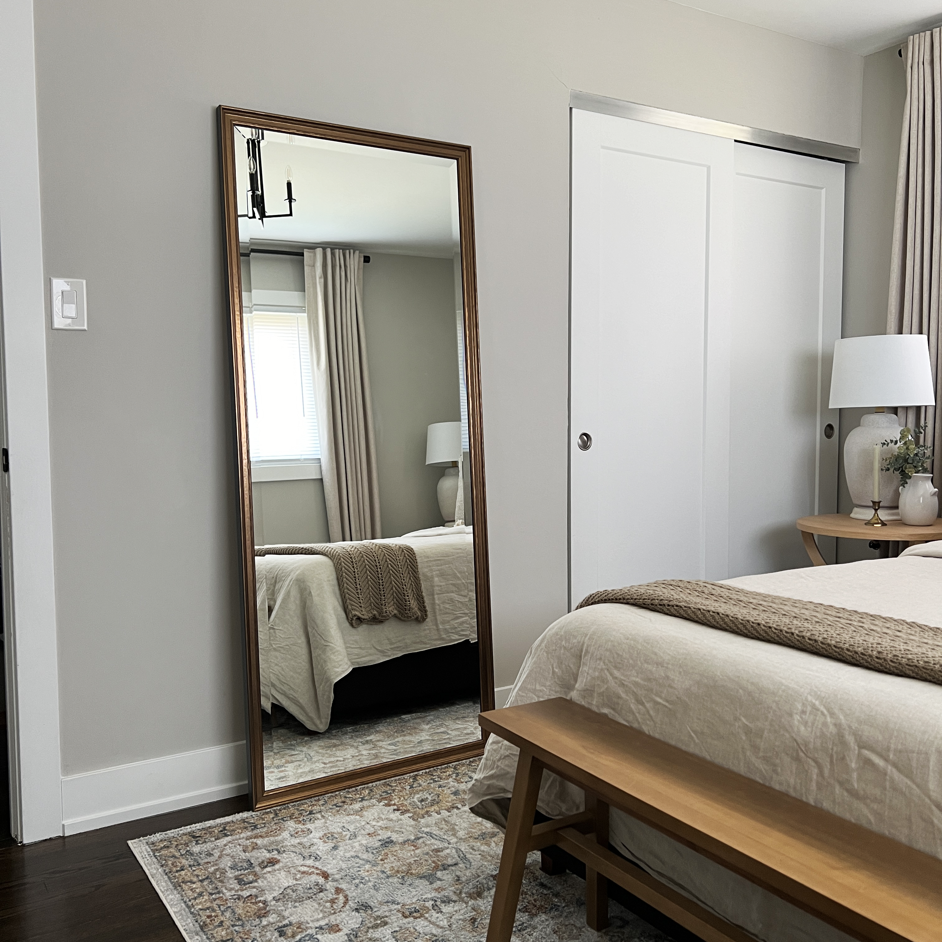Crenshaw Bronze Framed Mirror