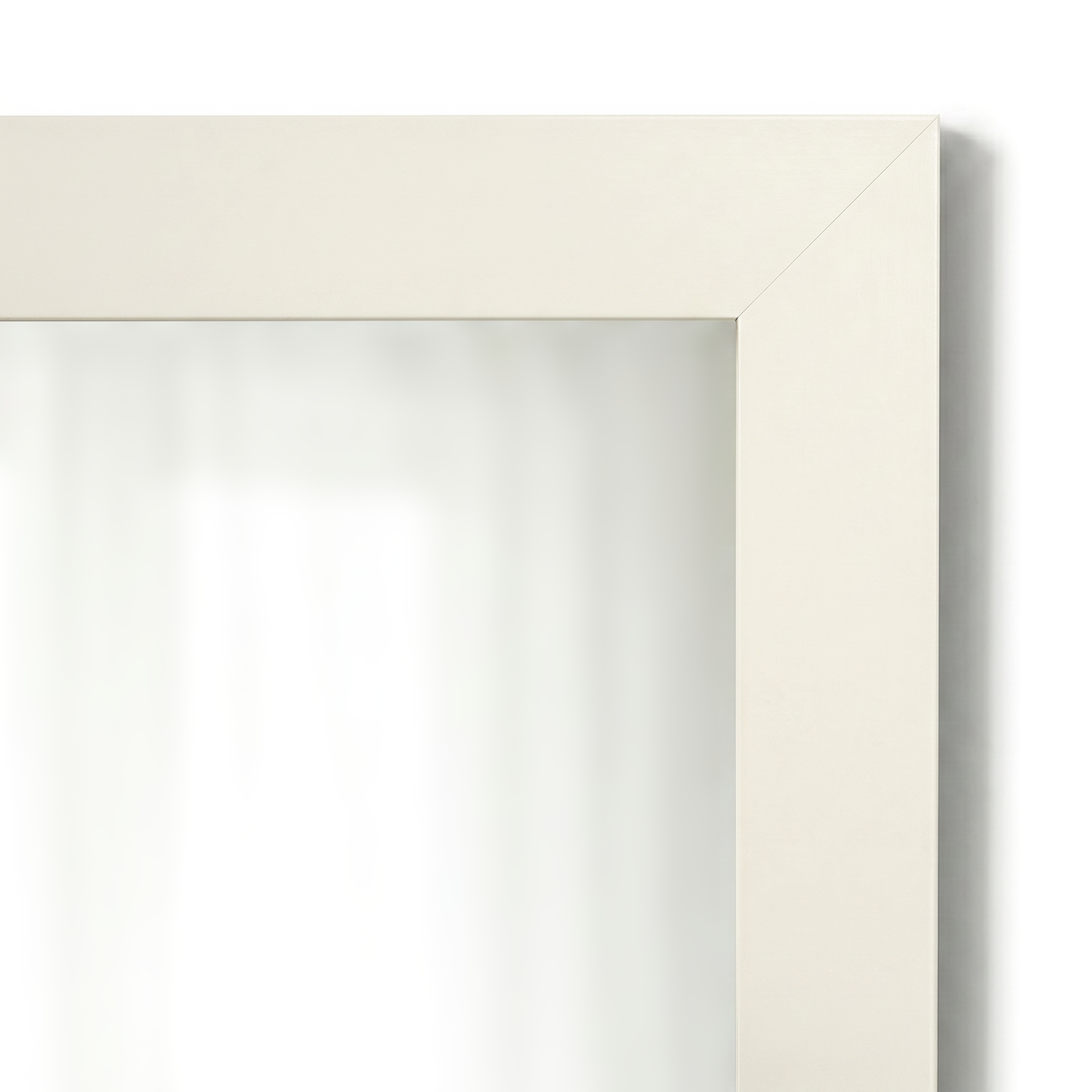 Brisco White Framed Mirror