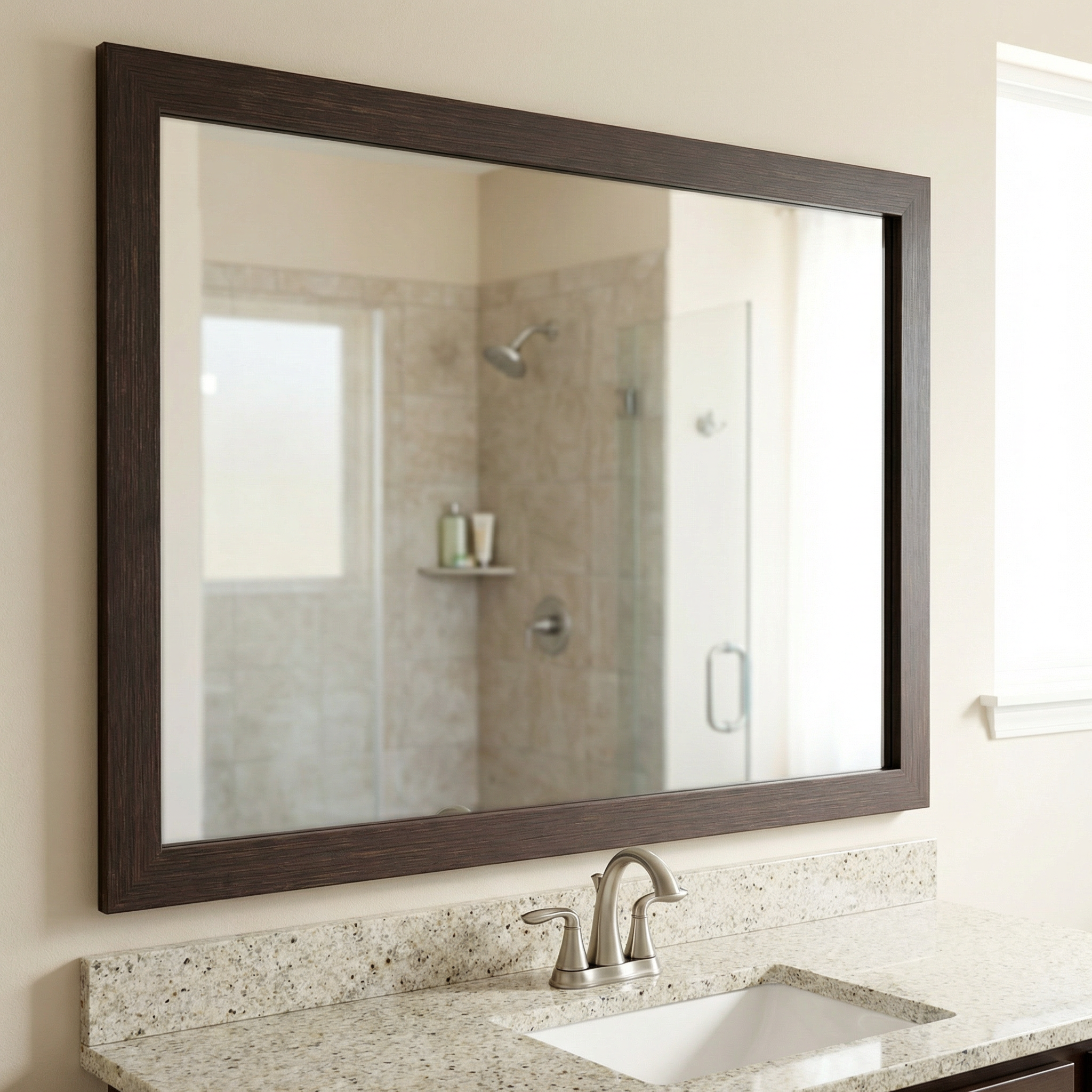 Weston Espresso Textured Add A Frame