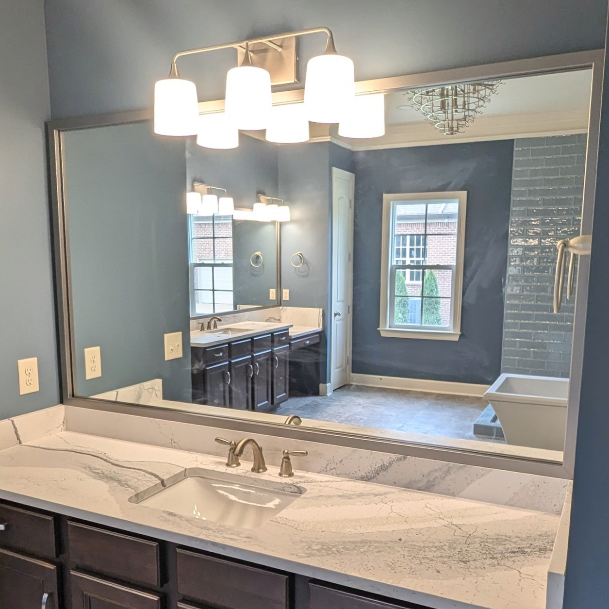 Dawson Satin Nickel Add A Frame