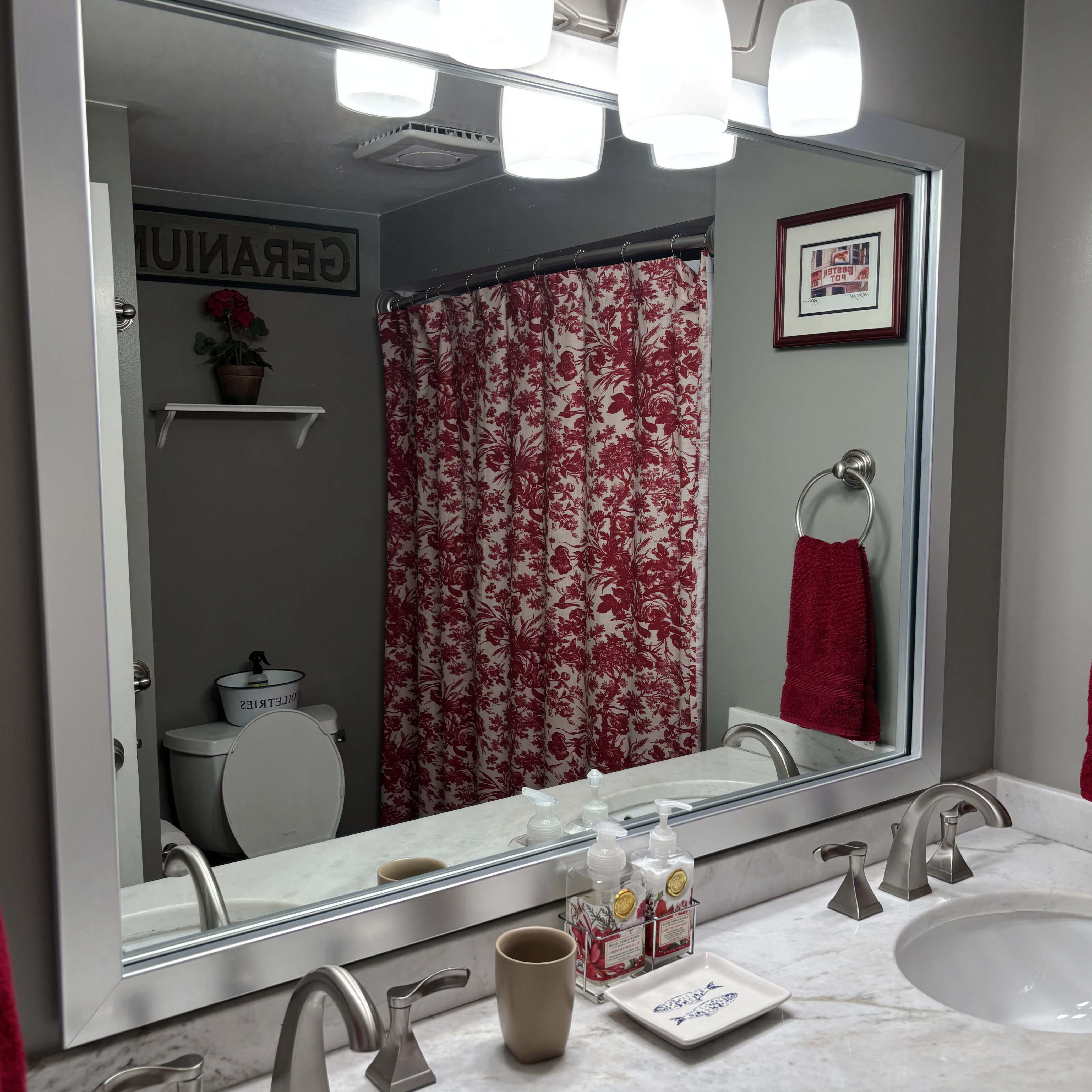 Weston Brushed Chrome Add A Frame