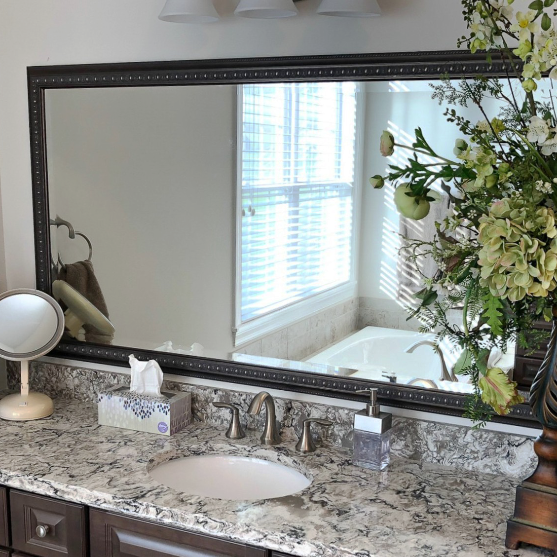 Imperial Nickel Framed Mirror