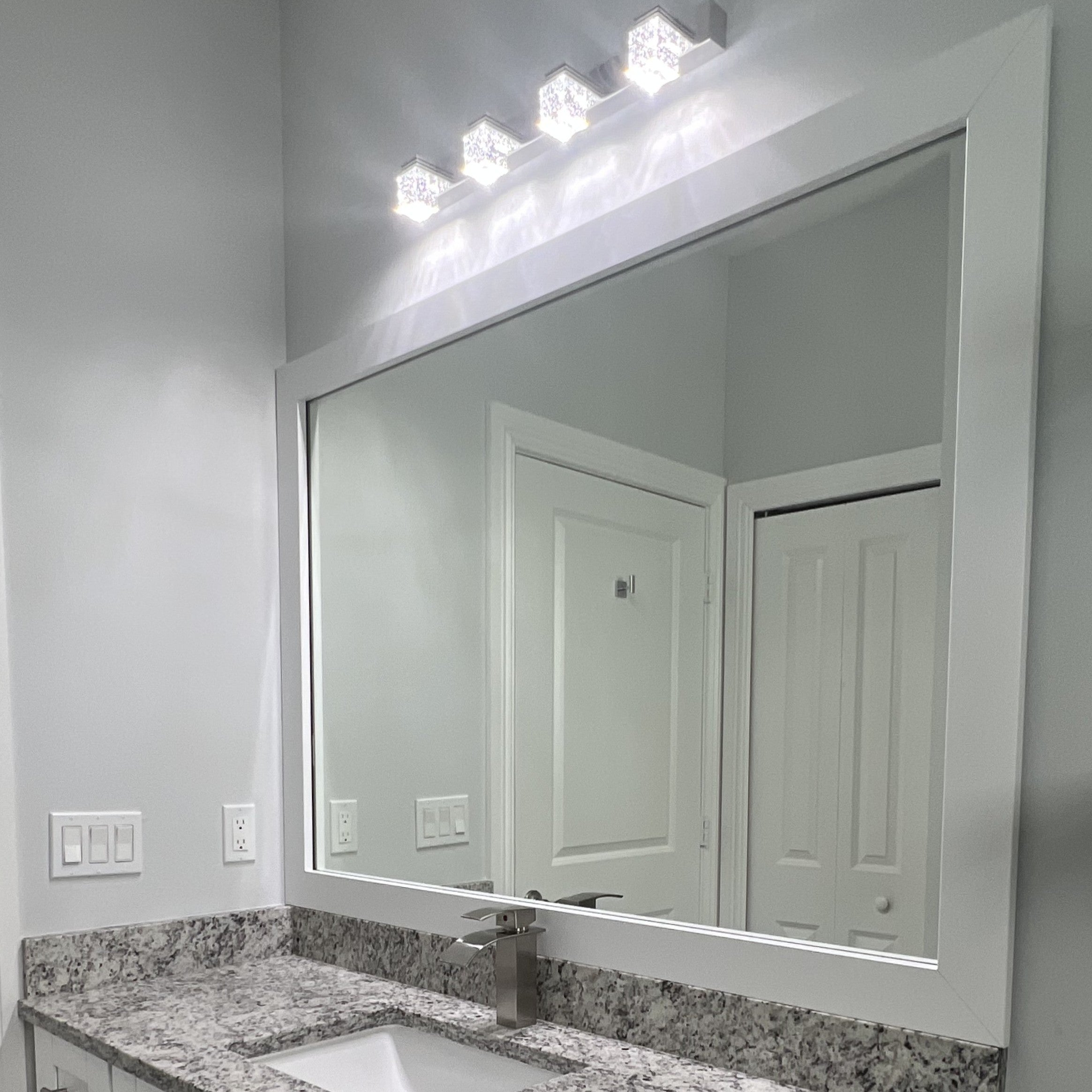 Upton Pure White Add A Frame
