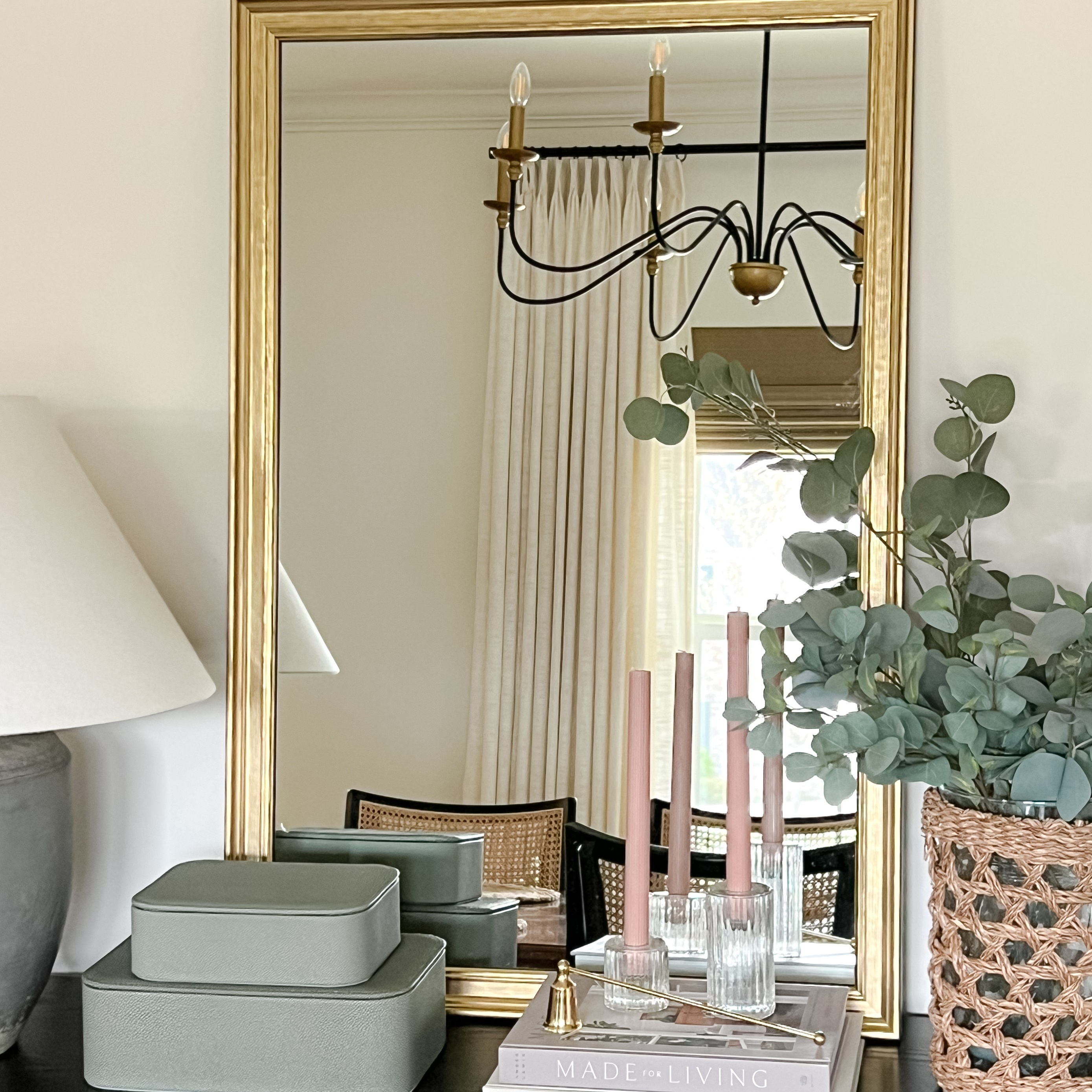 Crenshaw Gold Framed Mirror