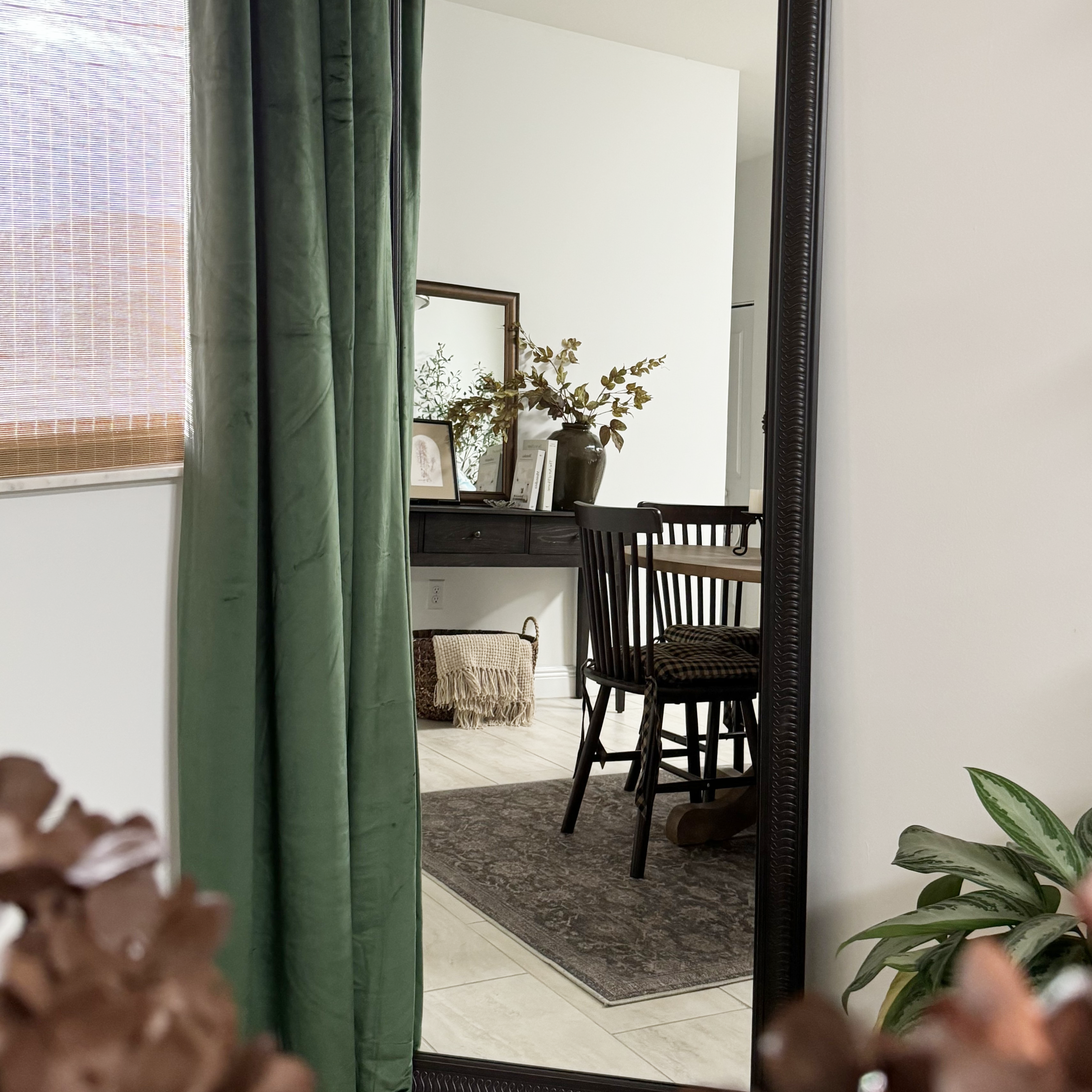 Solano Cherry Chocolate Framed Mirror