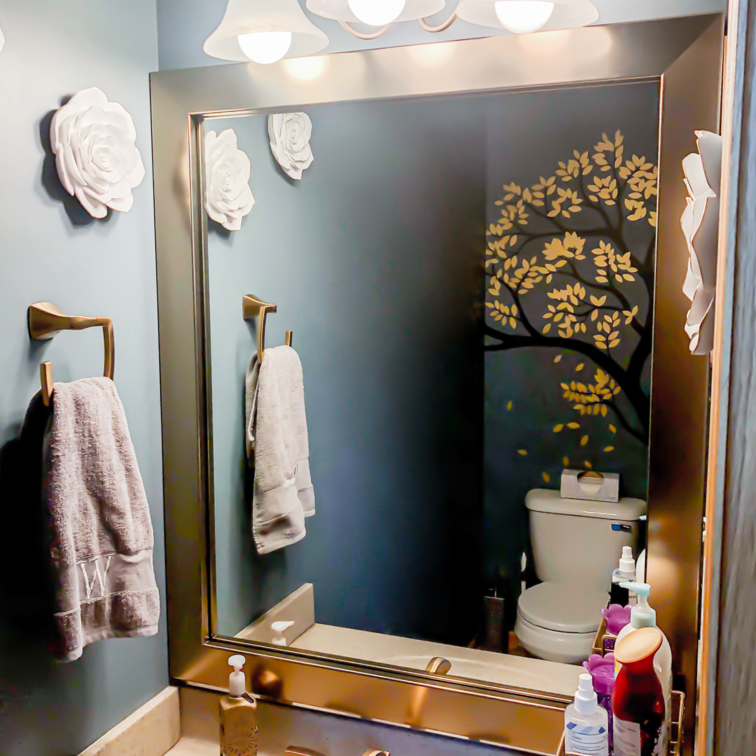 Pendleton Champagne Bronze Framed Mirror