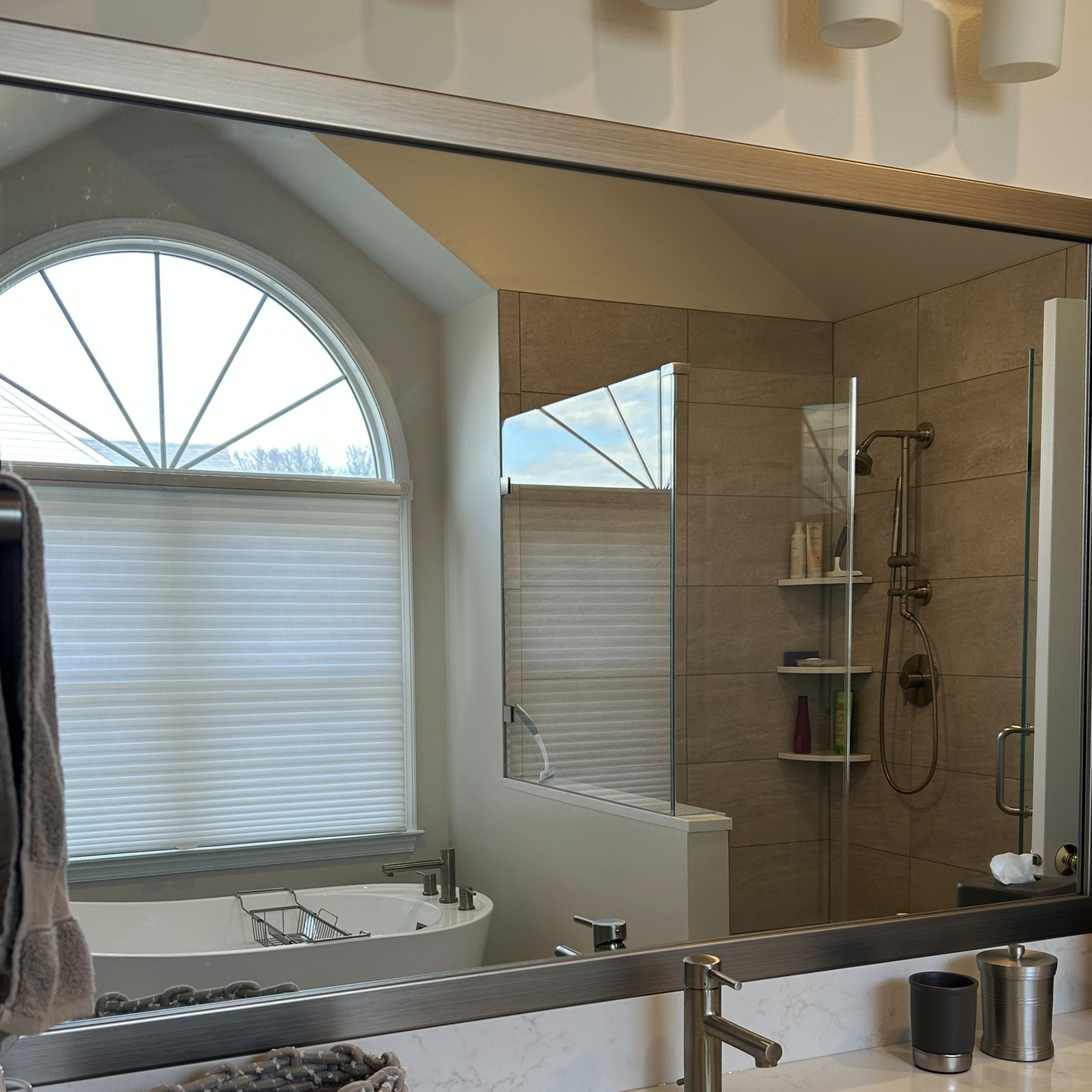 Meade Nickel Framed Mirror
