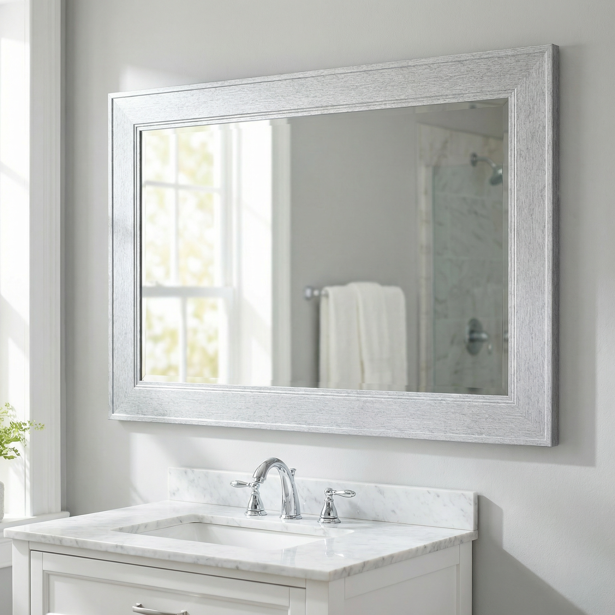 Eastland Brushed Silver Add A Frame