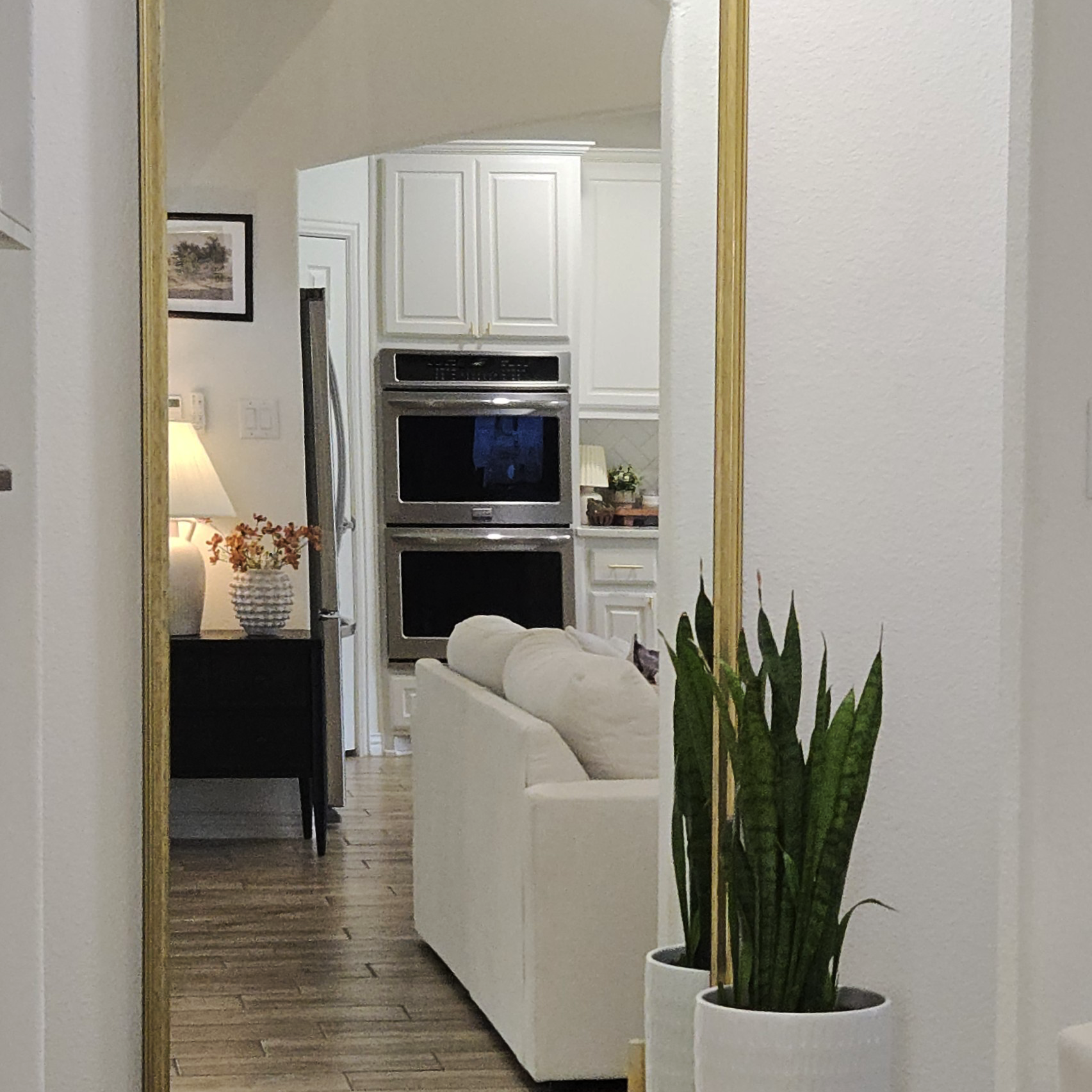 Crenshaw Gold Framed Mirror