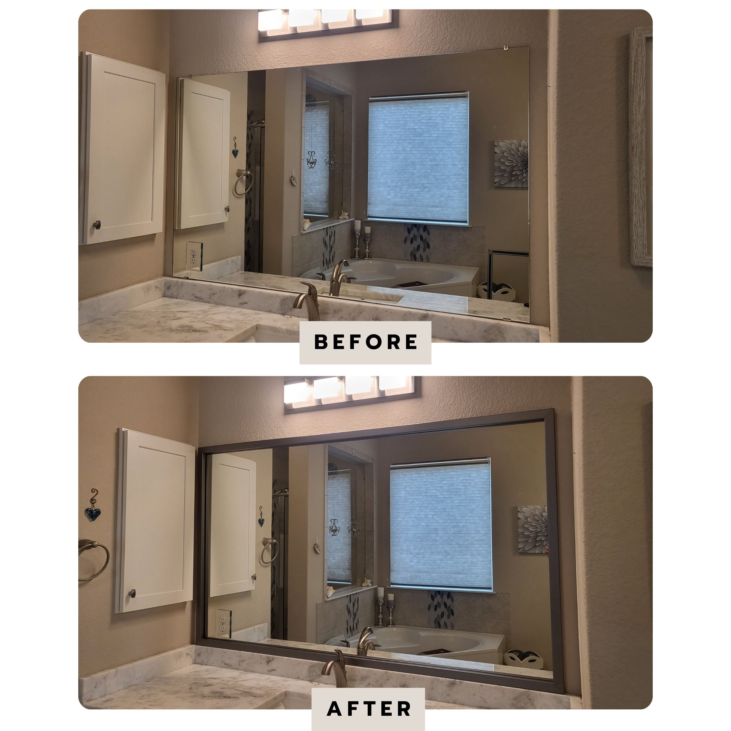 Dawson Satin Nickel Add A Frame