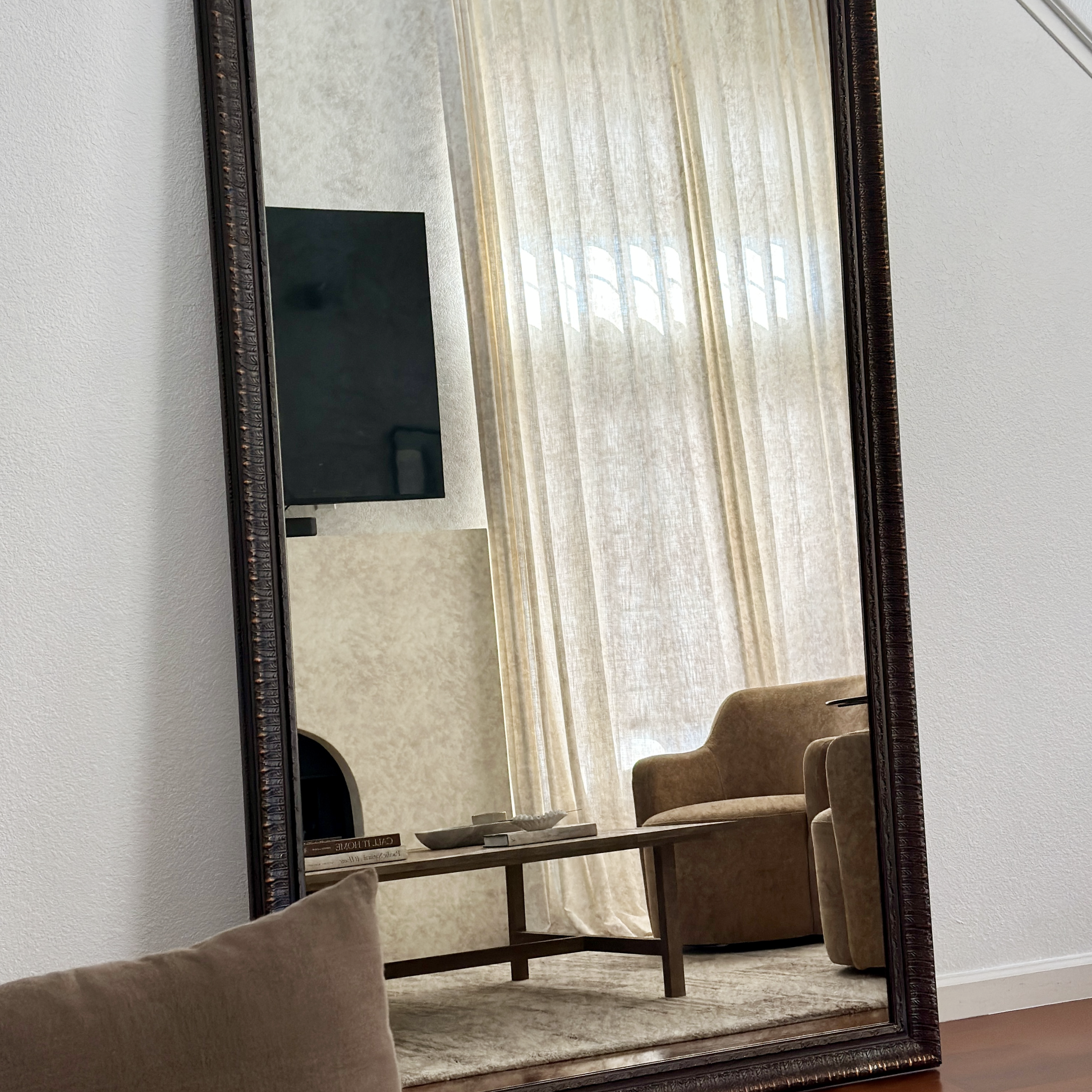 Monterey Antique Bronze Framed Mirror