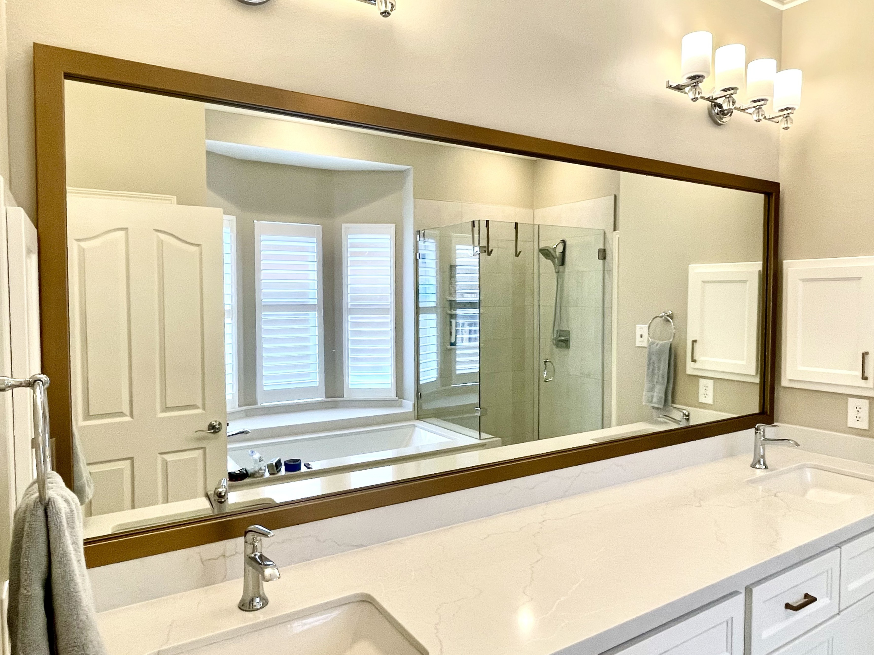 Weston Champagne Bronze Add A Frame