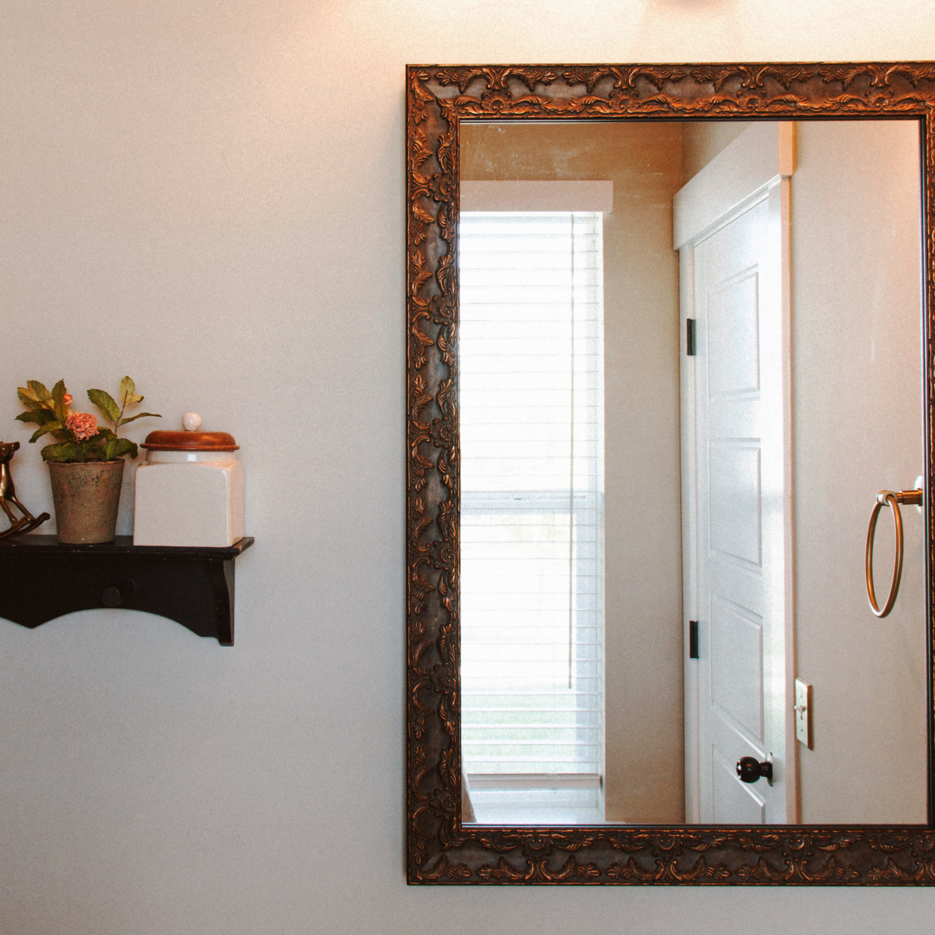 Maricopa Antique Bronze Framed Mirror