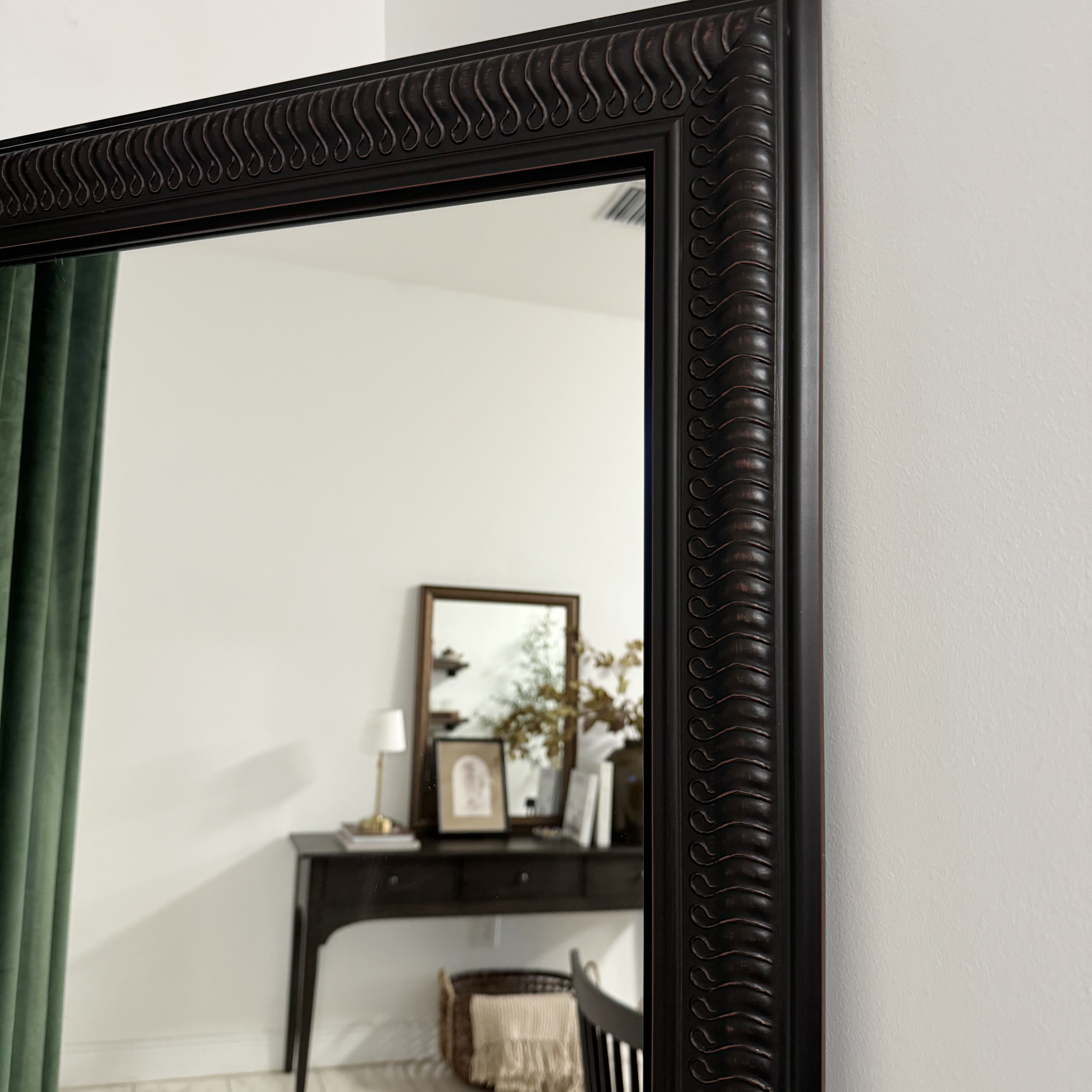 Solano Cherry Chocolate Framed Mirror