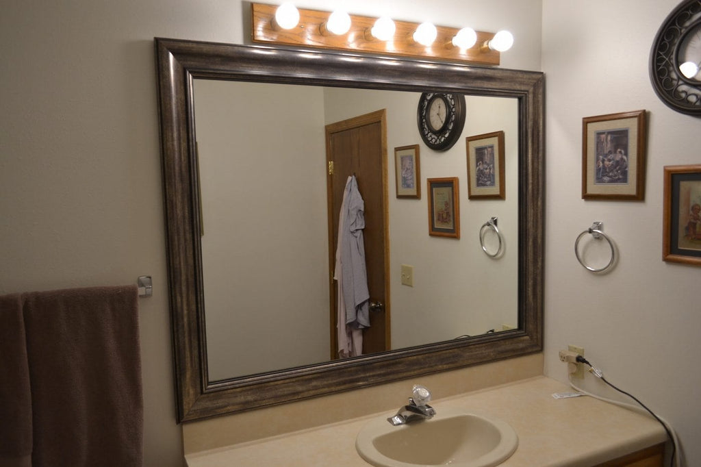 Customer Photos: South Dakota Bathroom Update with Camden (Nickel) Frame