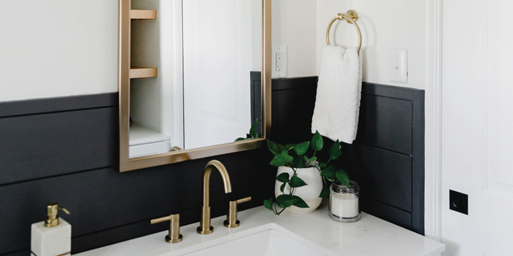 On the Rise: Champagne Bronze for Your Bathroom