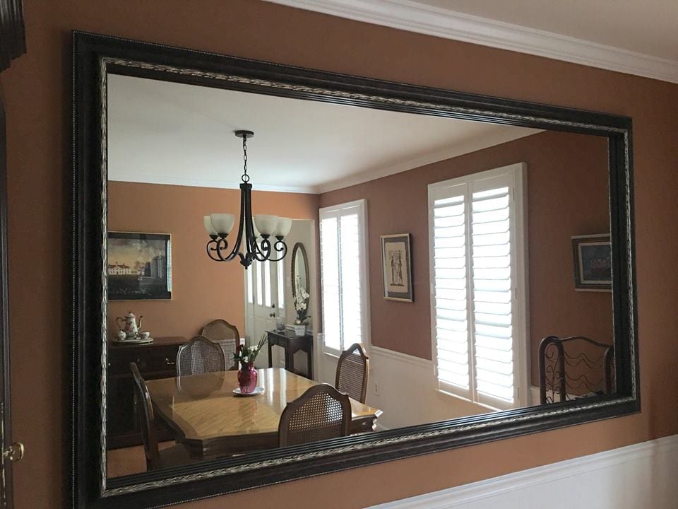 Framing a Dining Room Mirror