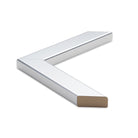 Dawson Brushed Chrome - Side View Corner