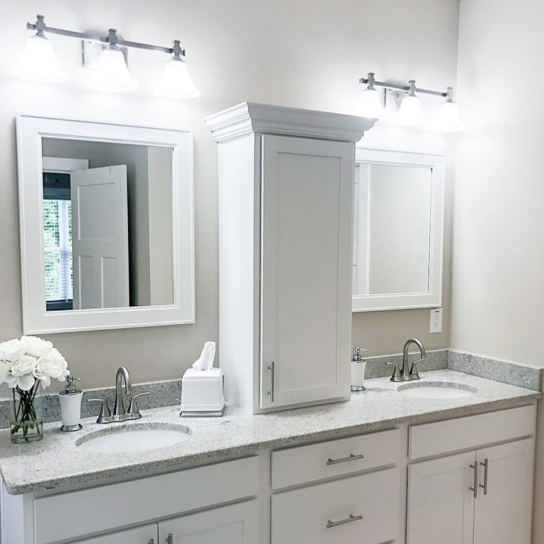 Porter White Framed Mirrors