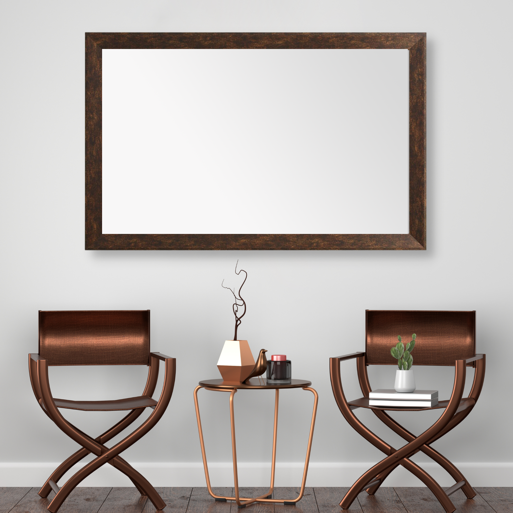 LaRue Bronze Framed Mirror