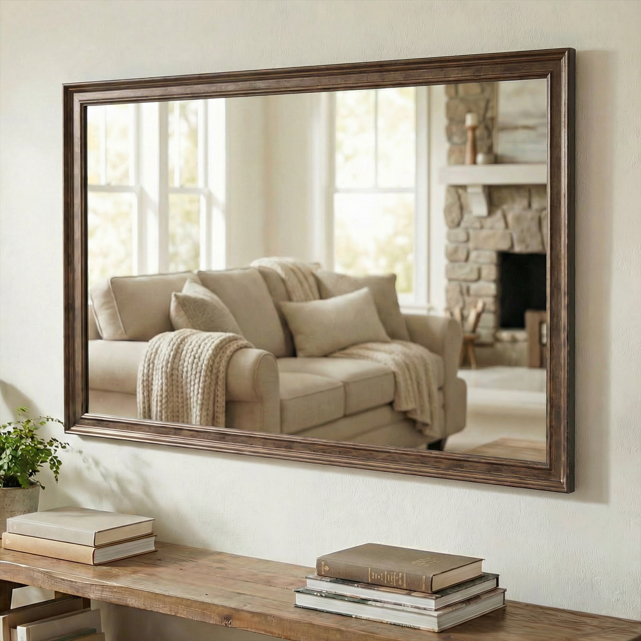 Crenshaw Bronze Framed Mirror