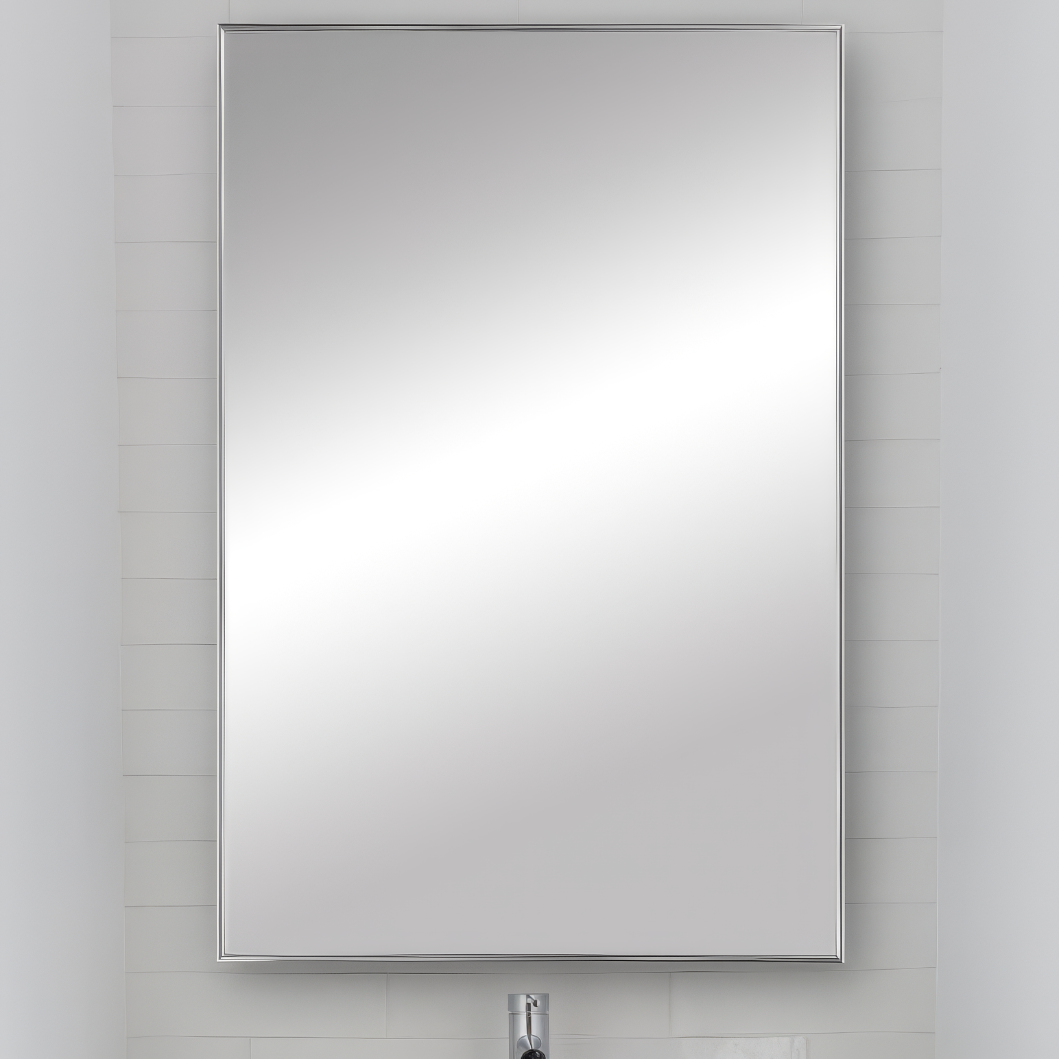 Stanton Chrome Metal Mirror