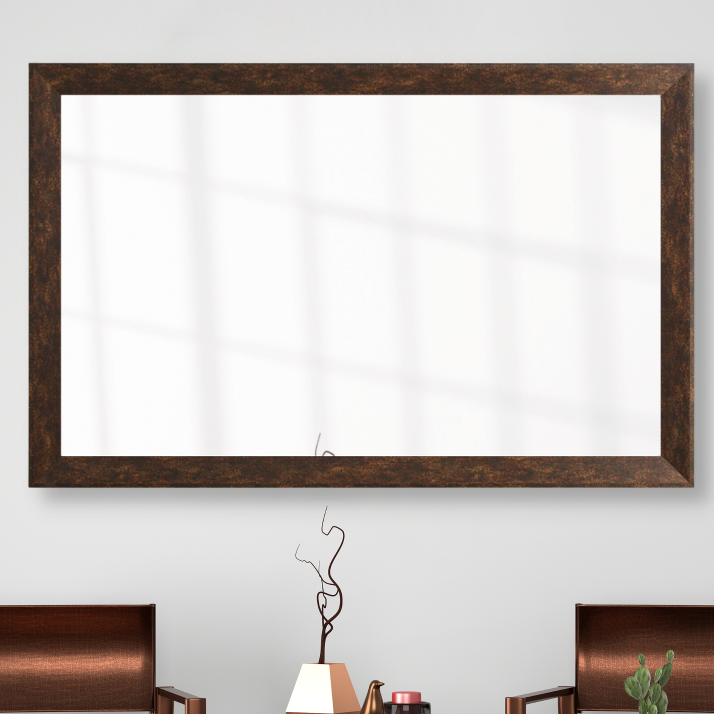 LaRue Bronze Framed Mirror