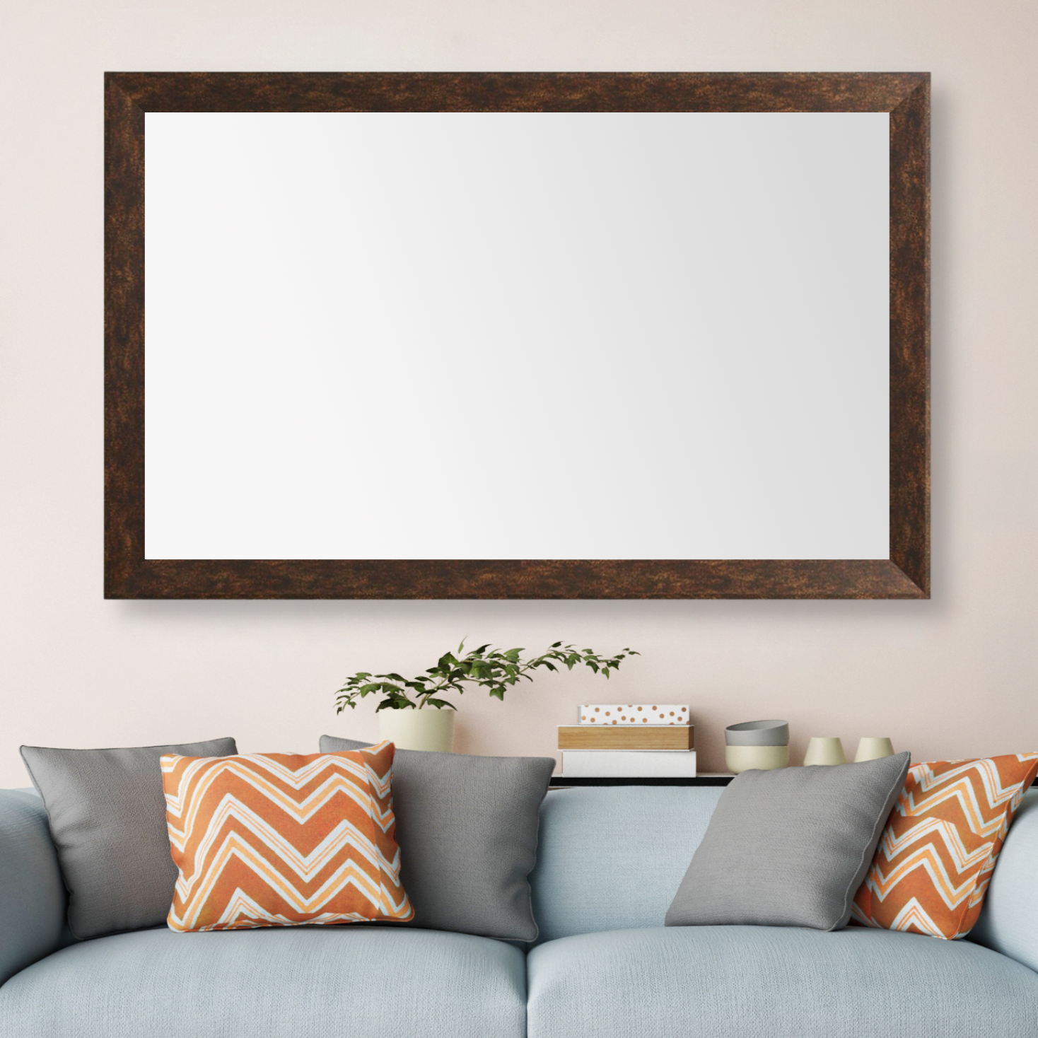 LaRue Bronze Framed Mirror