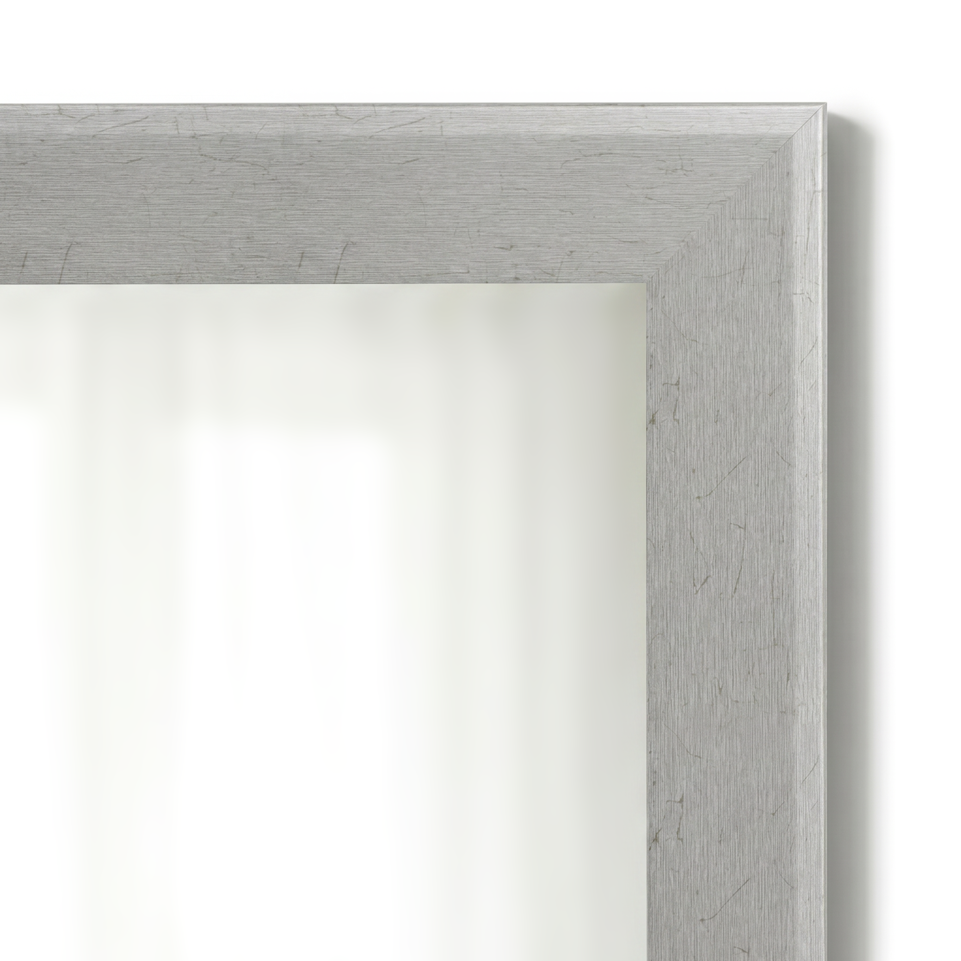 LaRue Nickel Framed Mirror