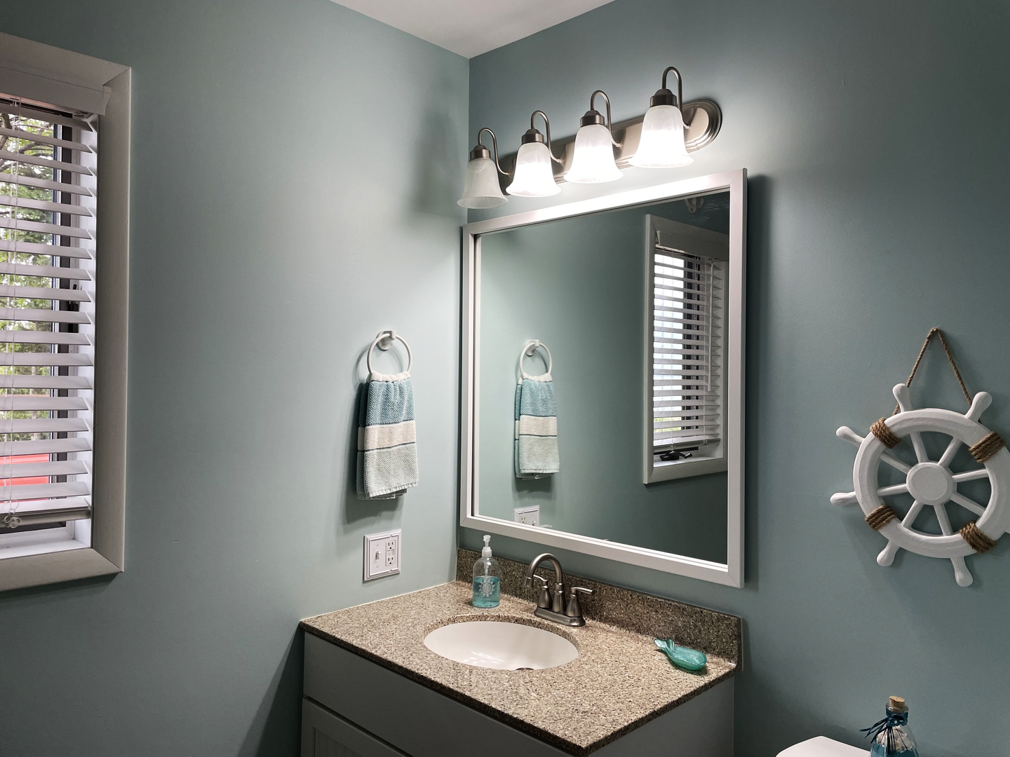 Meade Pure White Framed Mirror