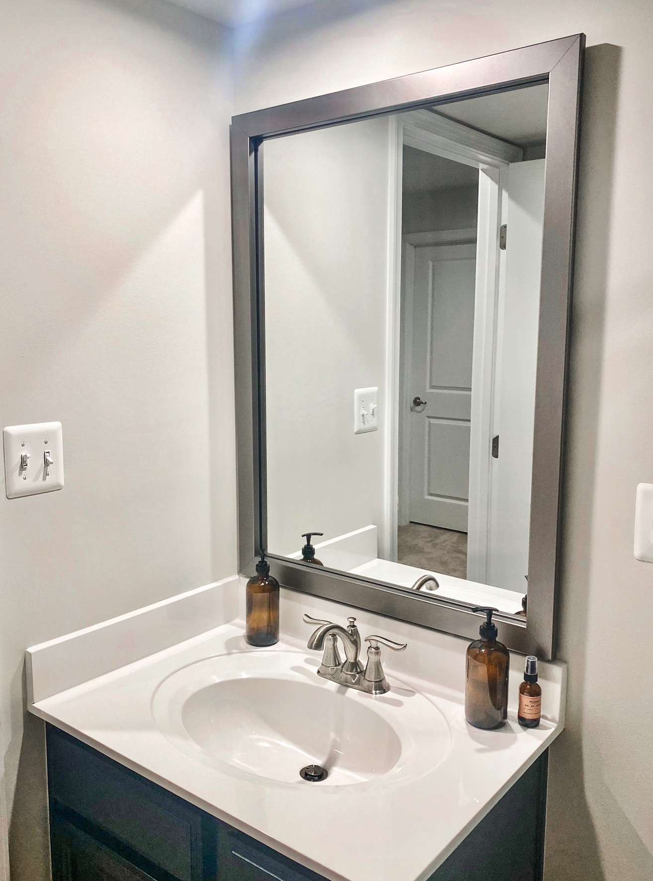 Weston Satin Nickel Add A Frame