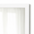 Ellis Pure White Framed Mirror