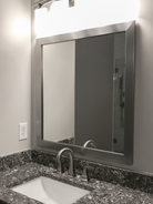Meade Silver Framed Mirror